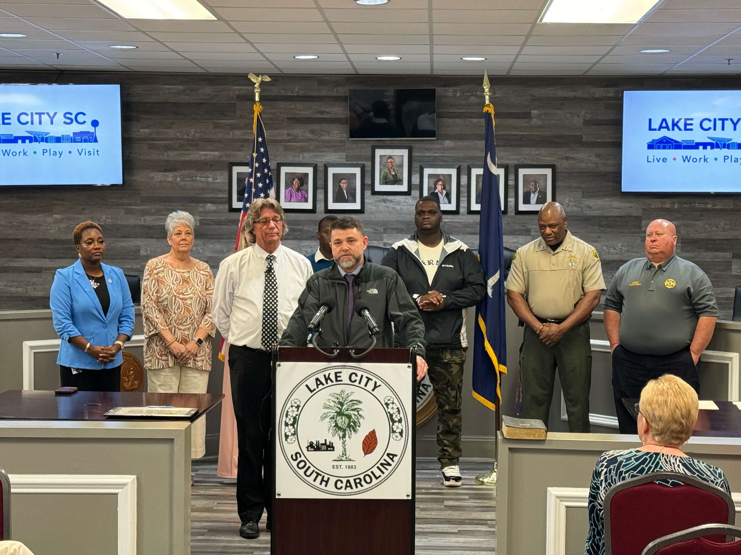 Chief Patrick Miles announces Dedrick Graham as Major and second in command