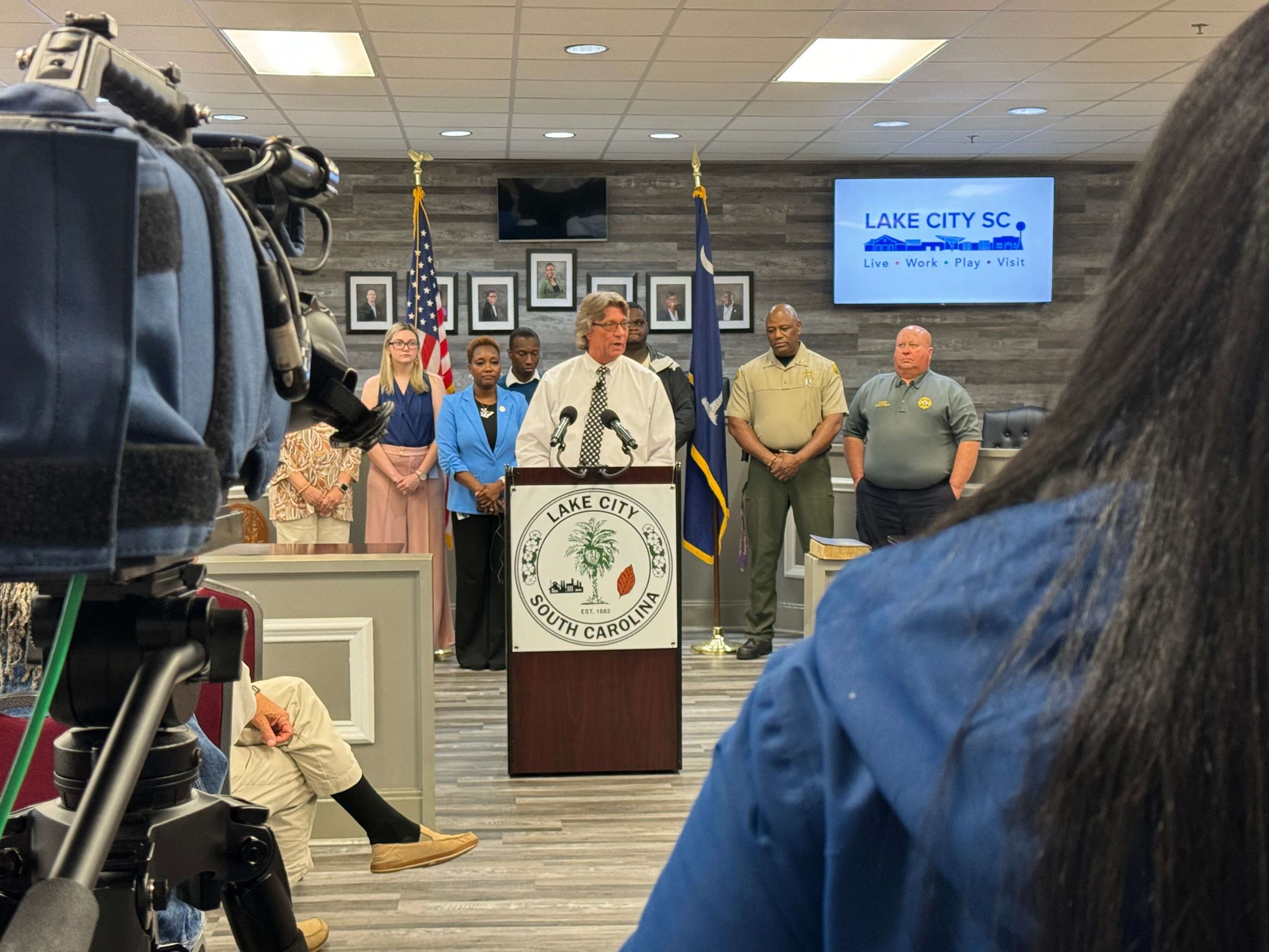 William Hall Addresses the media and announces Chief Patrick Miles